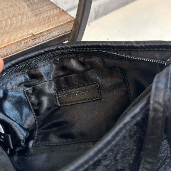 LOFT Black Velvet Pouch Wristlet - Picture 6 of 6